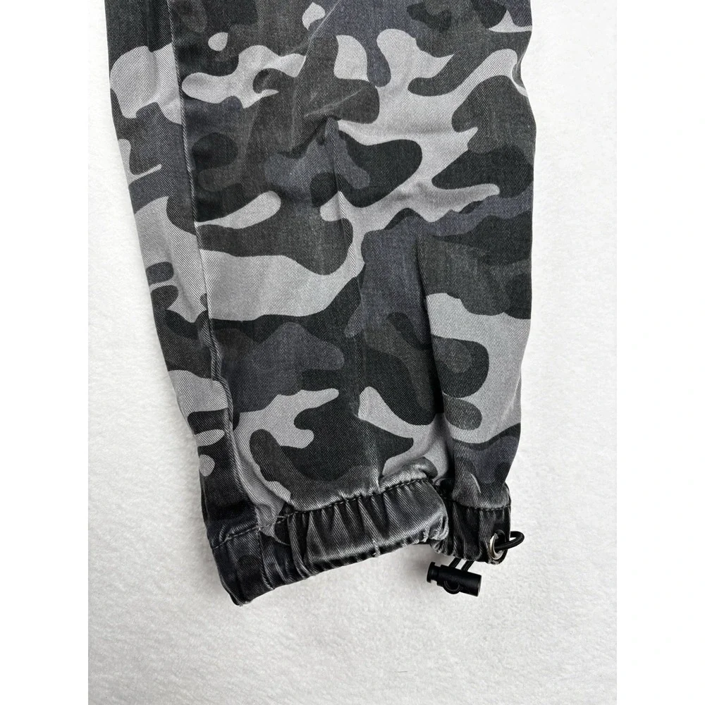 Death Row Snoop Dogg Cargo Pants Camo Gray Size M Joggers Streetwear